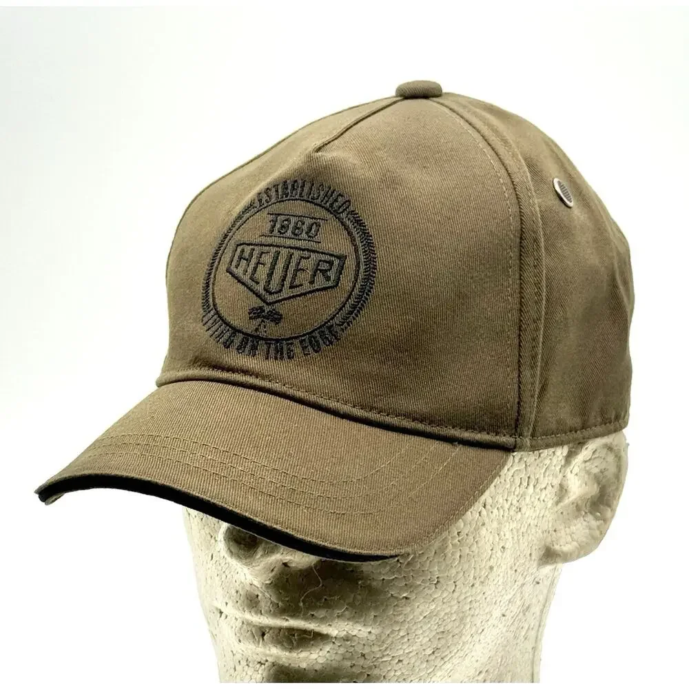 Tag Heuer Baseball Style Hat Licensed Switzerland Military Green - New With Tags